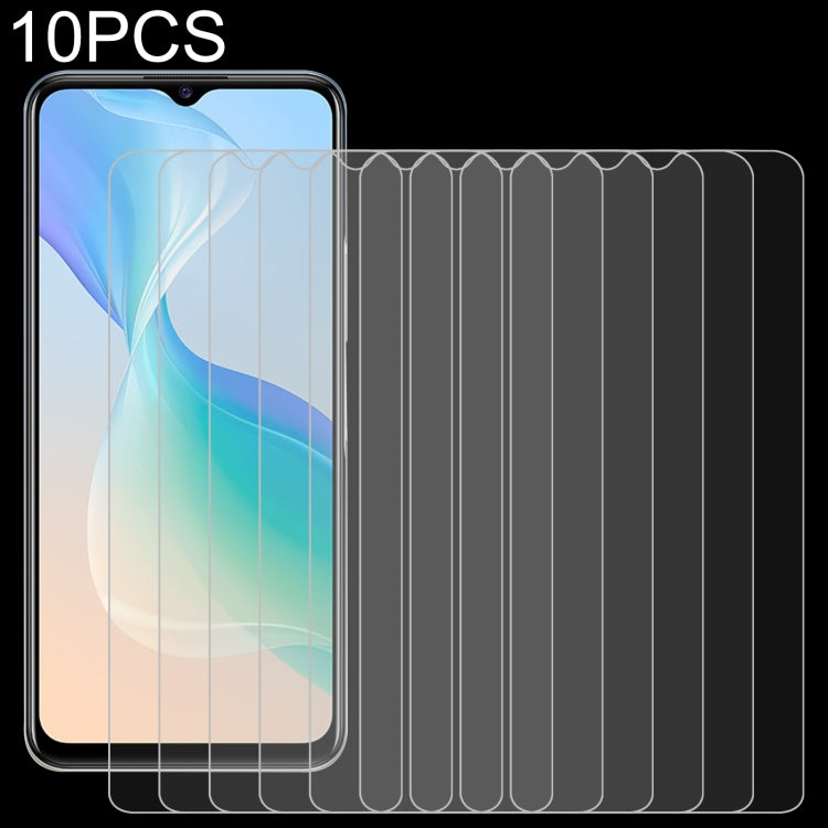 10 PCS 0.26mm 9H 2.5D Tempered Glass Film For vivo Y53s / Y55s 5G / Y52 5G