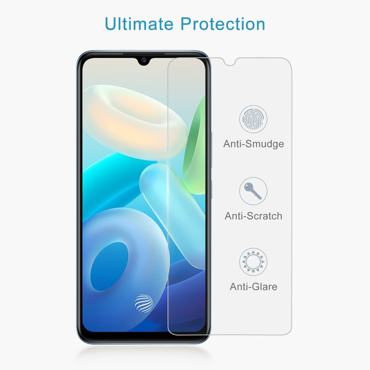 10 PCS 0.26mm 9H 2.5D Tempered Glass Film For vivo Y71t