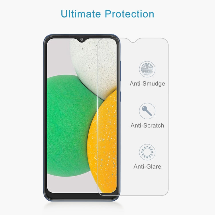 50 PCS 0.26mm 9H 2.5D Tempered Glass Film For Samsung Galaxy A03 / A03 Core