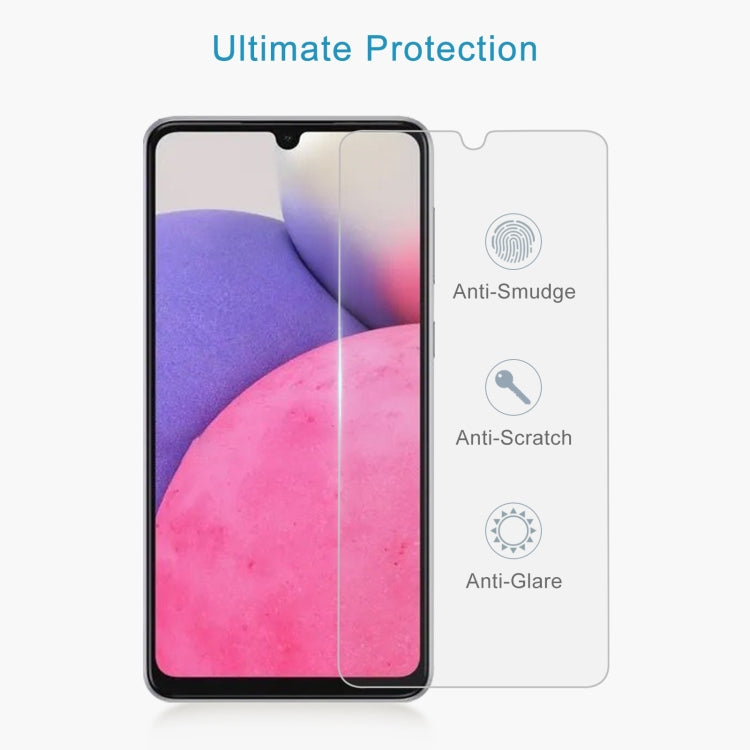 50 PCS 0.26mm 9H 2.5D Tempered Glass Film For Samsung Galaxy A33 5G
