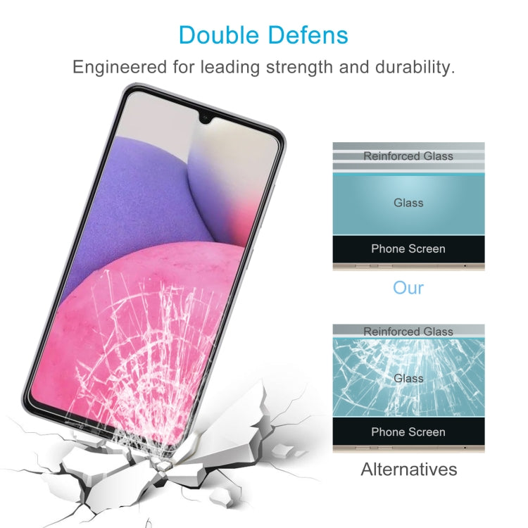50 PCS 0.26mm 9H 2.5D Tempered Glass Film For Samsung Galaxy A33 5G