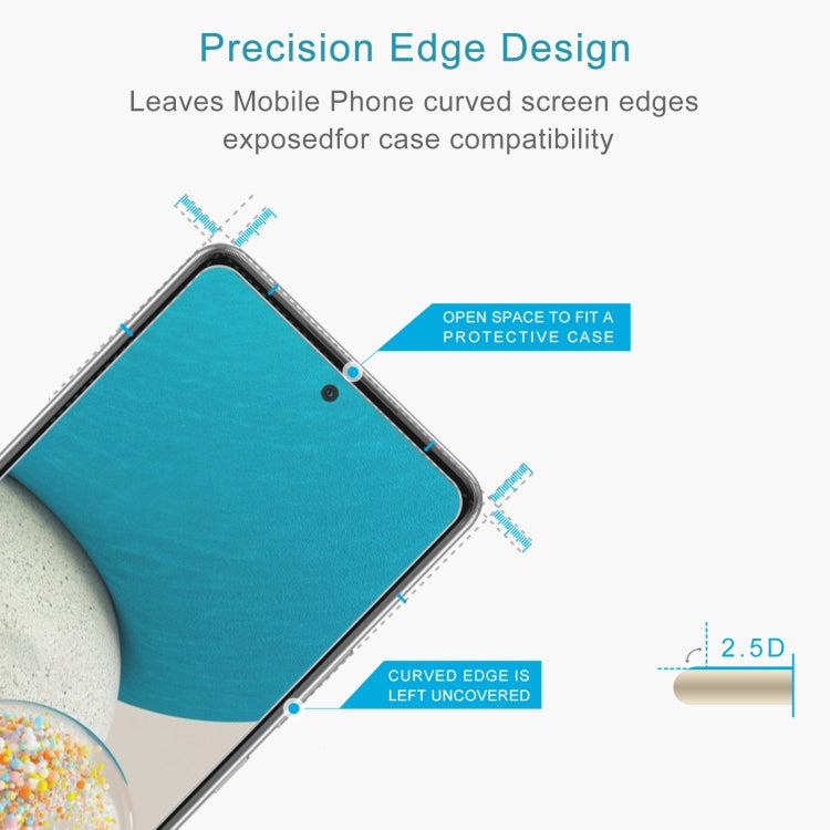 50 PCS 0.26mm 9H 2.5D Tempered Glass Film For Samsung Galaxy A53