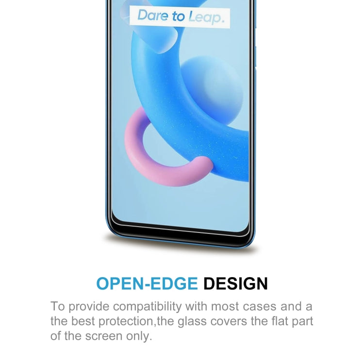 50 PCS 0.26mm 9H 2.5D Tempered Glass Film For OPPO Realme C11 2021