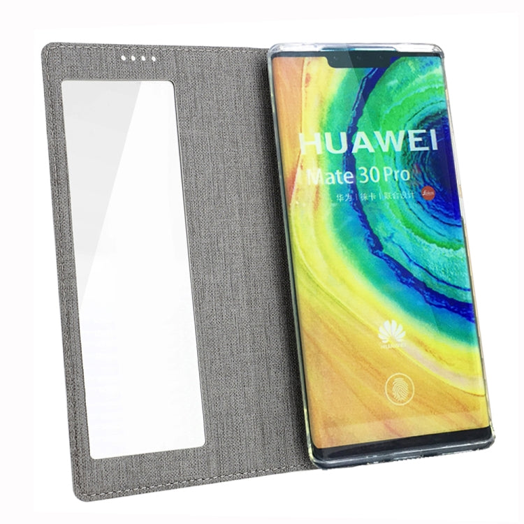 For Huawei Mate 30 ViLi Smart View Window TPU + PU Horizontal Flip Protective Case with Holder & Sleep / Wake-up Function