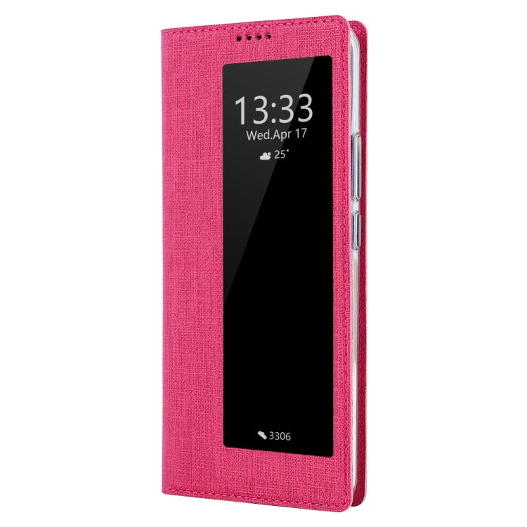 For Huawei Mate 30 ViLi Smart View Window TPU + PU Horizontal Flip Protective Case with Holder & Sleep / Wake-up Function