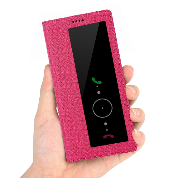 For Huawei Mate 30 ViLi Smart View Window TPU + PU Horizontal Flip Protective Case with Holder & Sleep / Wake-up Function