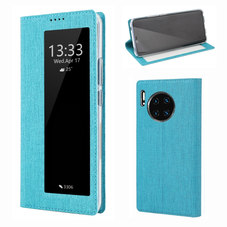 For Huawei Mate 30 Pro ViLi Smart View Window TPU + PU Horizontal Flip Protective Case with Holder & Sleep / Wake-up Function