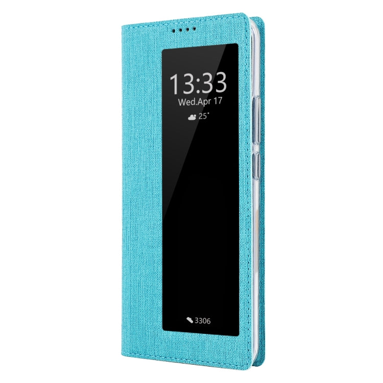 For Huawei Mate 30 Pro ViLi Smart View Window TPU + PU Horizontal Flip Protective Case with Holder & Sleep / Wake-up Function