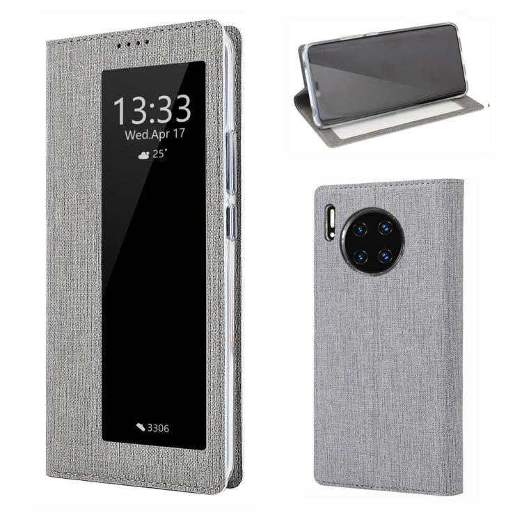 For Huawei Mate 30 Pro ViLi Smart View Window TPU + PU Horizontal Flip Protective Case with Holder & Sleep / Wake-up Function