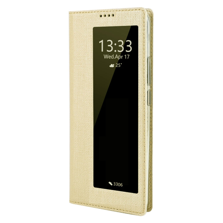 For Huawei Mate 30 Pro ViLi Smart View Window TPU + PU Horizontal Flip Protective Case with Holder & Sleep / Wake-up Function
