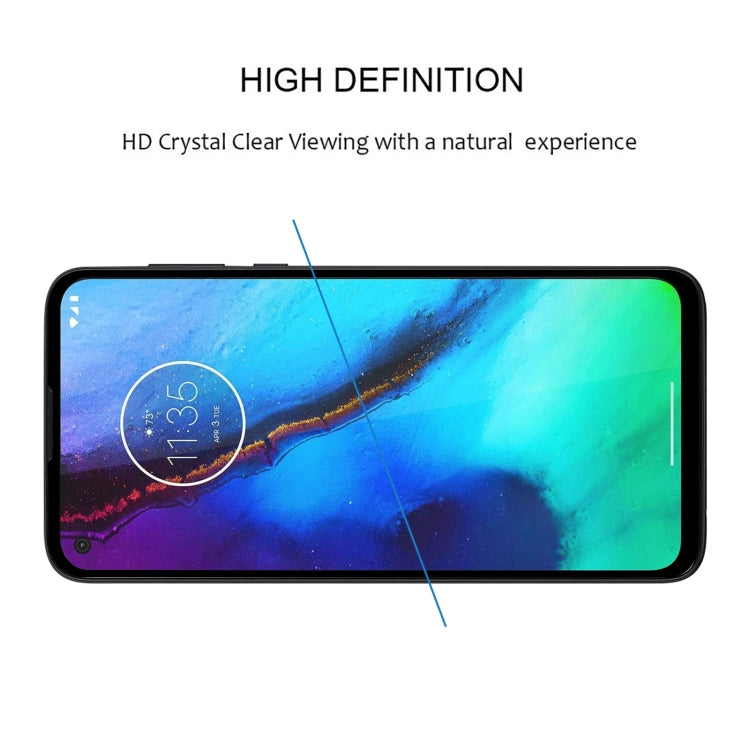 25 PCS Full Glue Cover Screen Protector Tempered Glass Film For Motorola Moto G Power 2022