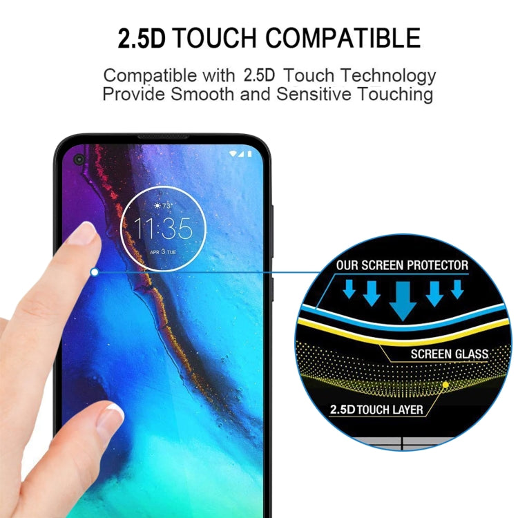 25 PCS Full Glue Cover Screen Protector Tempered Glass Film For Motorola Moto G Power 2022