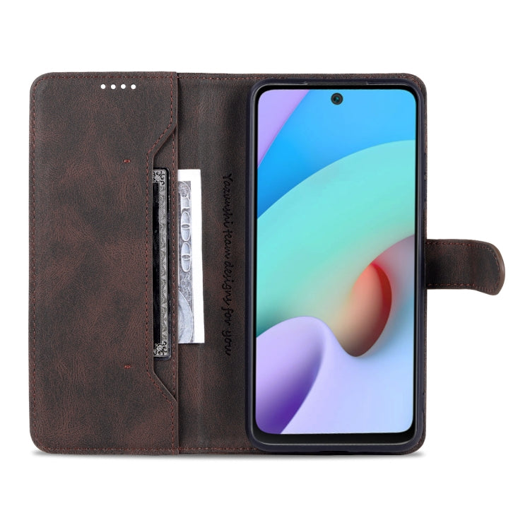 For Xiaomi Redmi 10 AZNS Dream II Skin Feel Horizontal Flip Leather Case