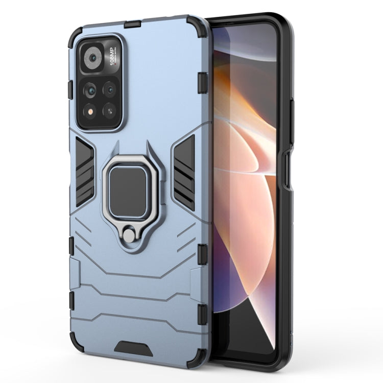 For Xiaomi Redmi Note 11 Pro / Note 11 Pro+ PC + TPU Shockproof Protective Phone Case with Magnetic Ring Holder