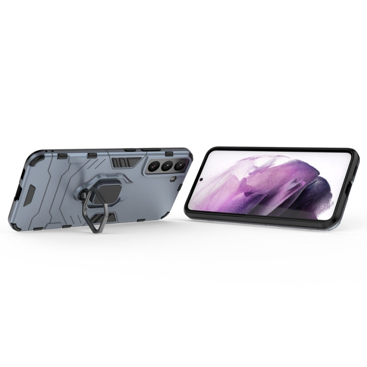 For Samsung Galaxy S22+ 5G PC + TPU Shockproof Protective Phone Case with Magnetic Ring Holder