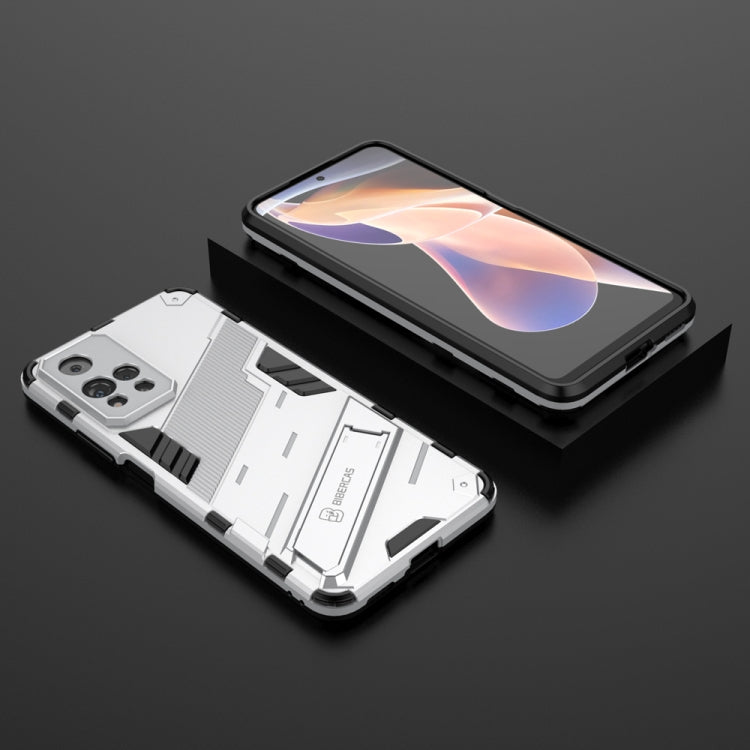 For Xiaomi Redmi Note 11 Pro / Note 11 Pro+ Punk Armor 2 in 1 PC + TPU Shockproof Phone Case with Invisible Holder