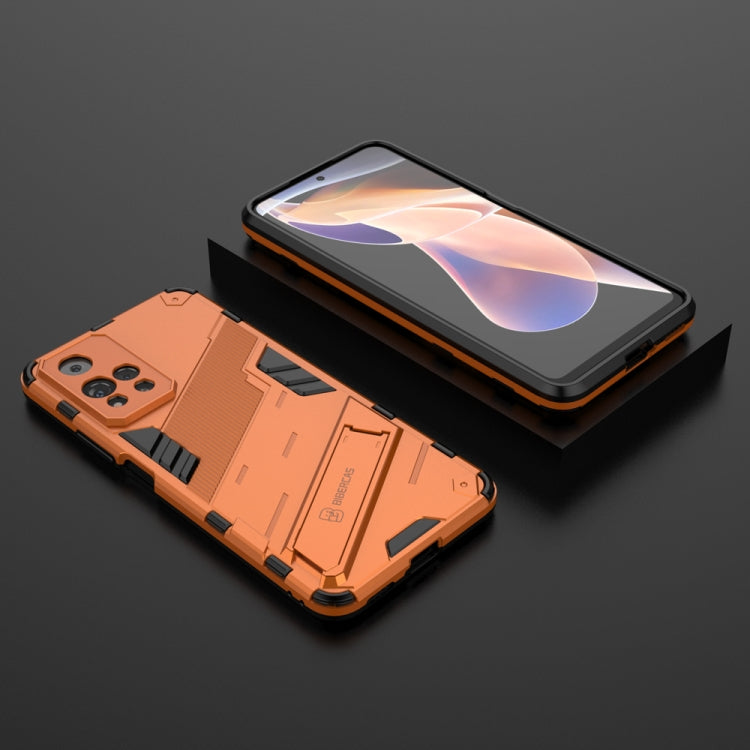 For Xiaomi Redmi Note 11 Pro / Note 11 Pro+ Punk Armor 2 in 1 PC + TPU Shockproof Phone Case with Invisible Holder