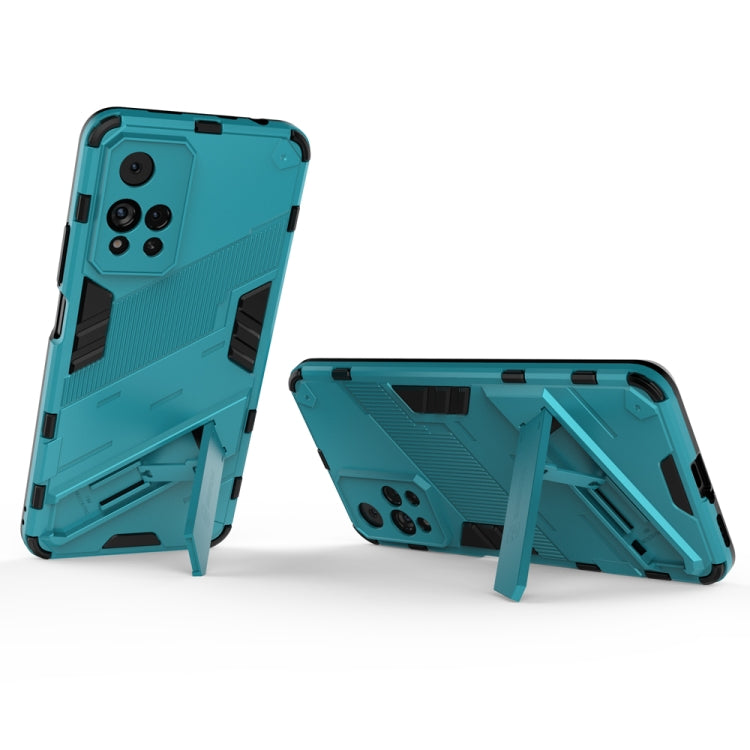 For Xiaomi Redmi Note 11 Pro / Note 11 Pro+ Punk Armor 2 in 1 PC + TPU Shockproof Phone Case with Invisible Holder
