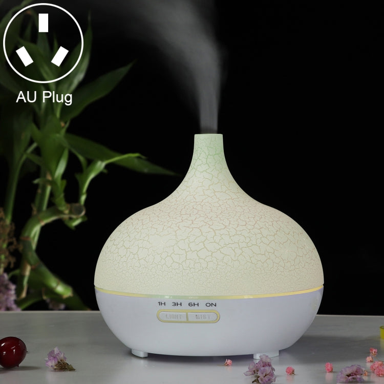 Creative Essential Oil Aromatherapy Machine Crack Ultrasonic Humidifier Mute Atomizer Automatic Alcohol Sprayer, Plug Specification:AU Plug