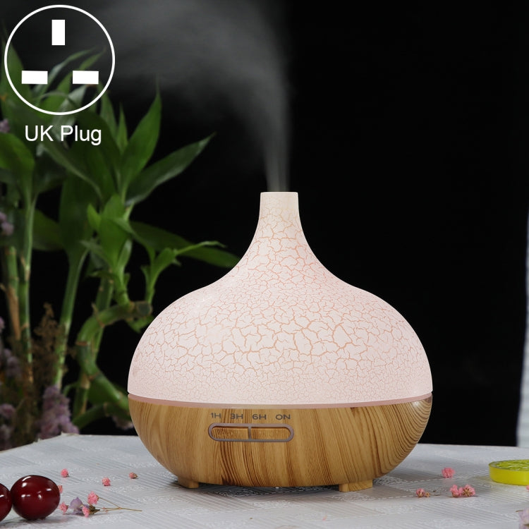 Creative Essential Oil Aromatherapy Machine Crack Ultrasonic Humidifier Mute Atomizer Automatic Alcohol Sprayer, Plug Specification:UK Plug