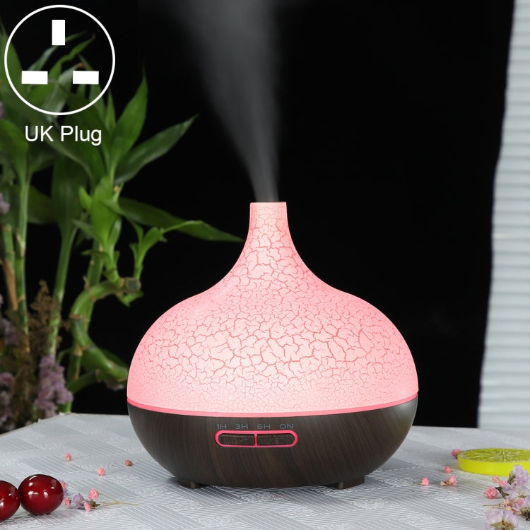 Creative Essential Oil Aromatherapy Machine Crack Ultrasonic Humidifier Mute Atomizer Automatic Alcohol Sprayer, Plug Specification:UK Plug