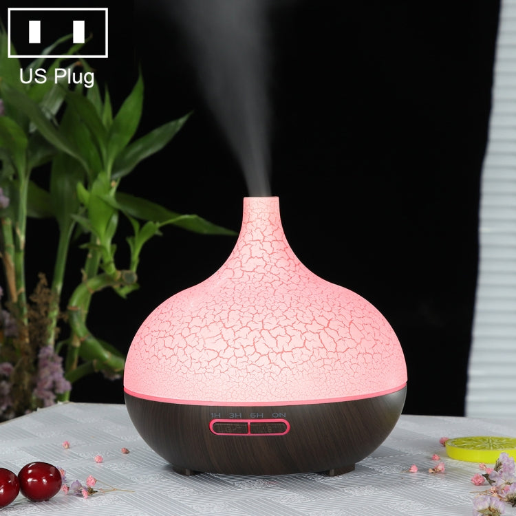 Creative Essential Oil Aromatherapy Machine Crack Ultrasonic Humidifier Mute Atomizer Automatic Alcohol Sprayer, Plug Specification:US Plug