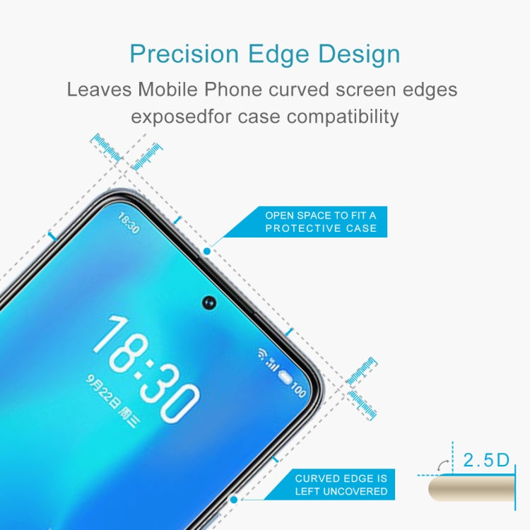 0.26mm 9H 2.5D Tempered Glass Film For Meizu 18x