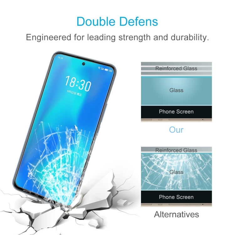 0.26mm 9H 2.5D Tempered Glass Film For Meizu 18x