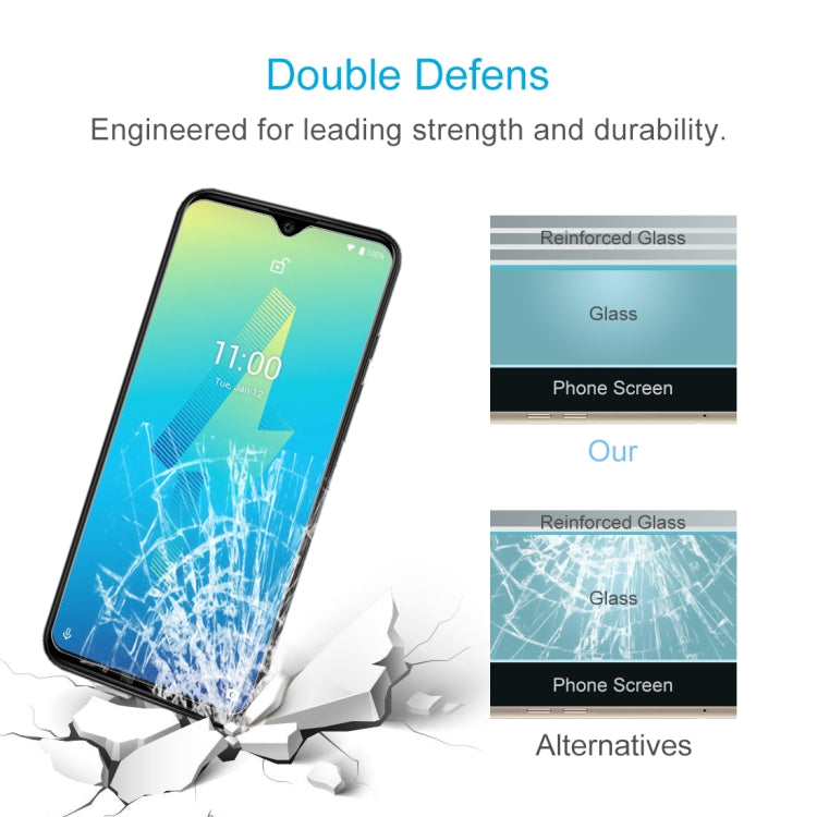 0.26mm 9H 2.5D Tempered Glass Film For Wiko Power U10