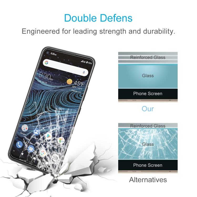 0.26mm 9H 2.5D Tempered Glass Film For ZTE Blade X1 5G