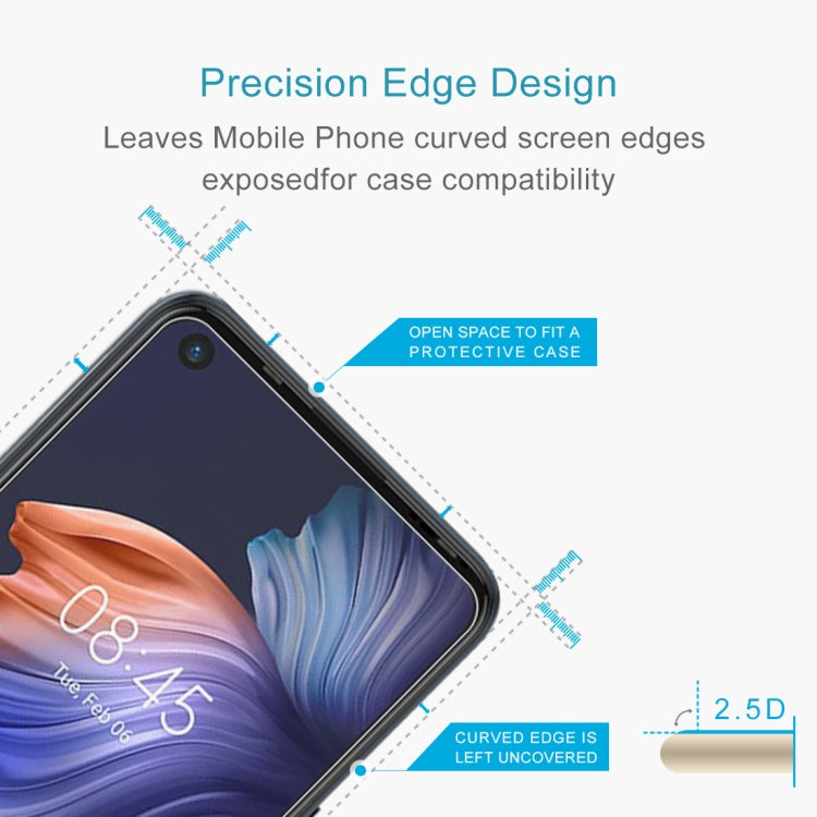 0.26mm 9H 2.5D Tempered Glass Film For Tecno Camon 17