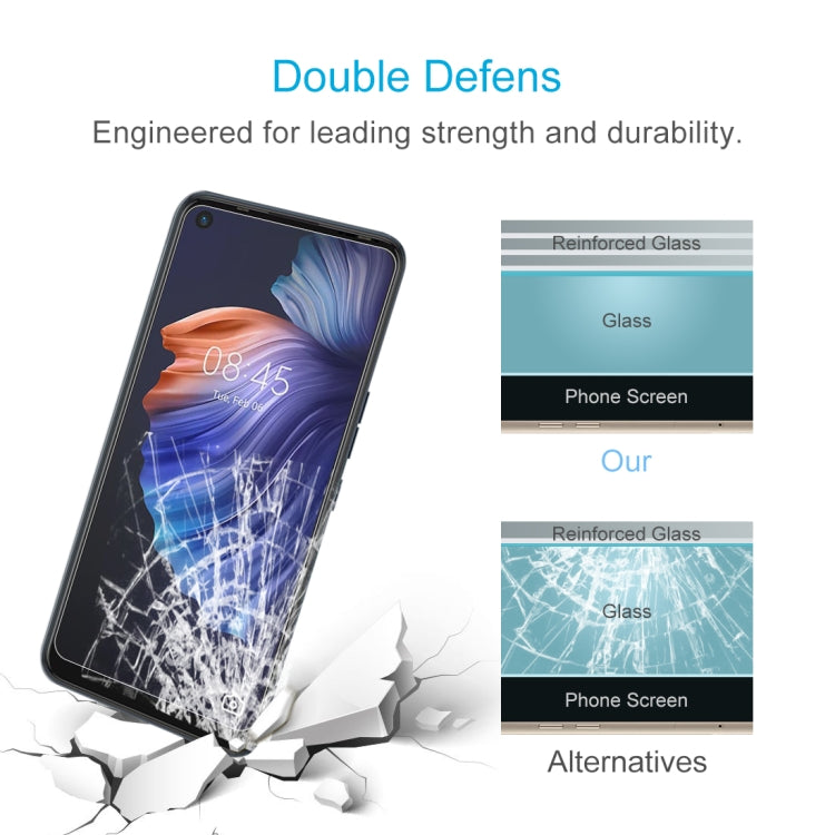 0.26mm 9H 2.5D Tempered Glass Film For Tecno Camon 17