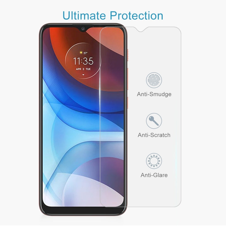 10 PCS 0.26mm 9H 2.5D Tempered Glass Film For Motorola Moto E7i Power