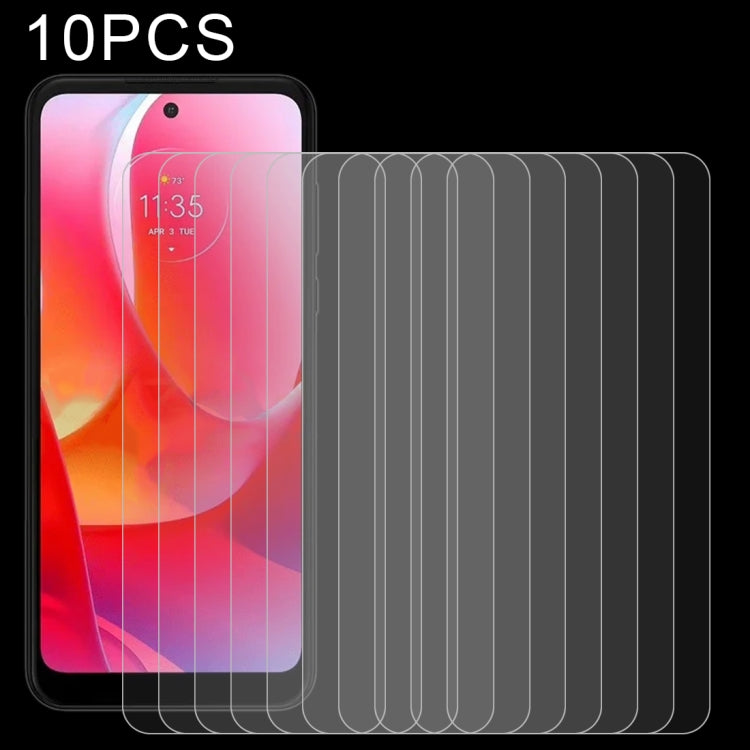 10 PCS 0.26mm 9H 2.5D Tempered Glass Film For Motorola Moto G Power 2022