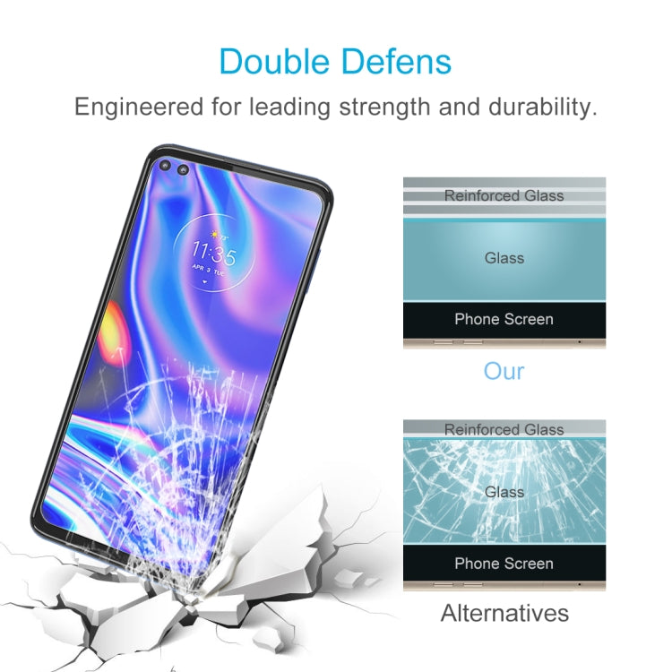 10 PCS 0.26mm 9H 2.5D Tempered Glass Film For Motorola One 5G UW