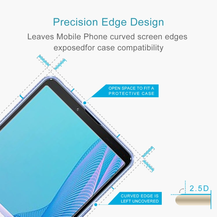 10 PCS 0.26mm 9H 2.5D Tempered Glass Film For Sony Xperia 10 III Lite