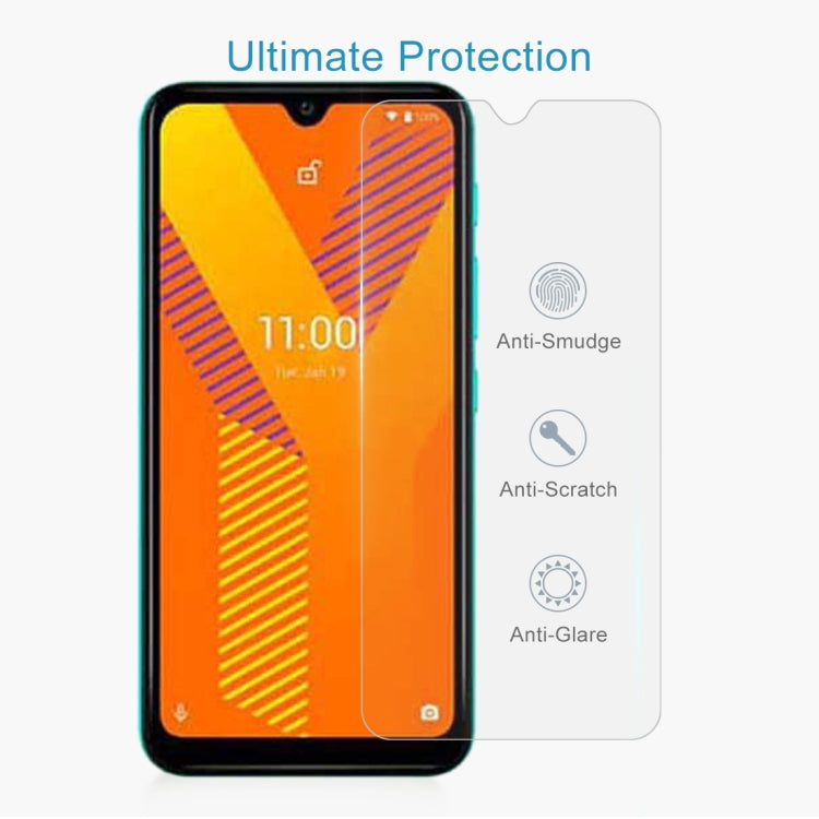 10 PCS 0.26mm 9H 2.5D Tempered Glass Film For Wiko Y62