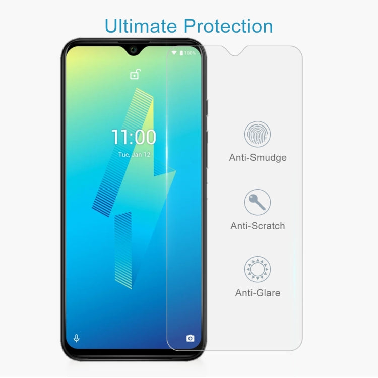 10 PCS 0.26mm 9H 2.5D Tempered Glass Film For Wiko Power U10