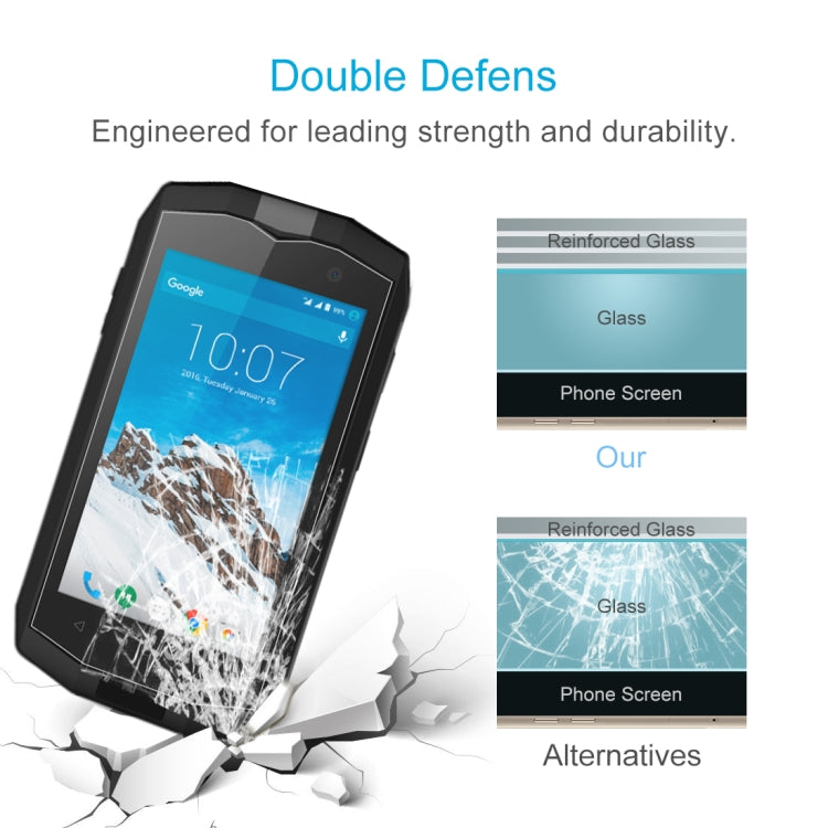 10 PCS 0.26mm 9H 2.5D Tempered Glass Film For Crosscall Trekker M1