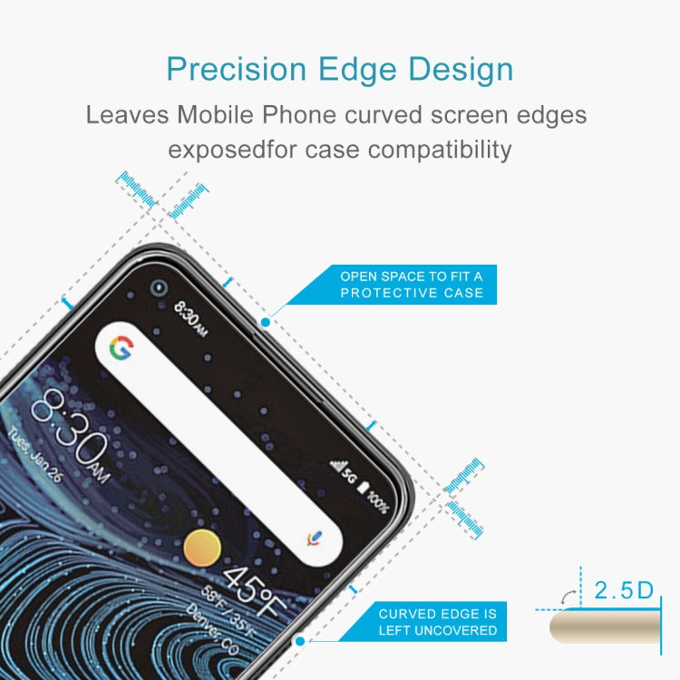 10 PCS 0.26mm 9H 2.5D Tempered Glass Film For ZTE Blade X1 5G