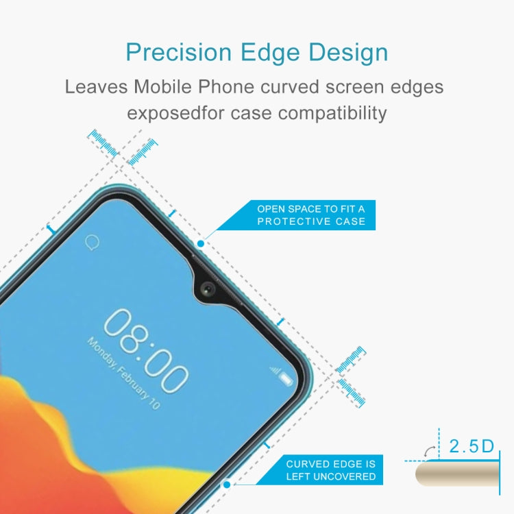 10 PCS 0.26mm 9H 2.5D Tempered Glass Film For ZTE Blade V 2020 Vita