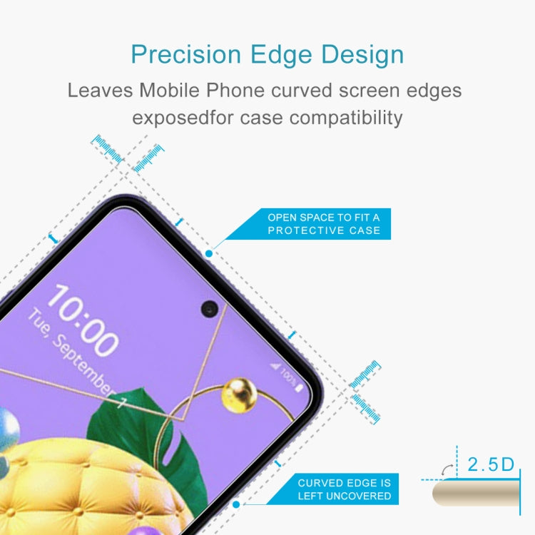 10 PCS 0.26mm 9H 2.5D Tempered Glass Film For LG K53
