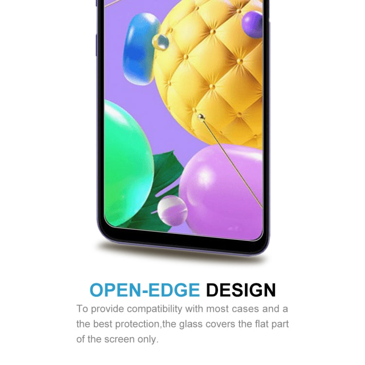 10 PCS 0.26mm 9H 2.5D Tempered Glass Film For LG K53