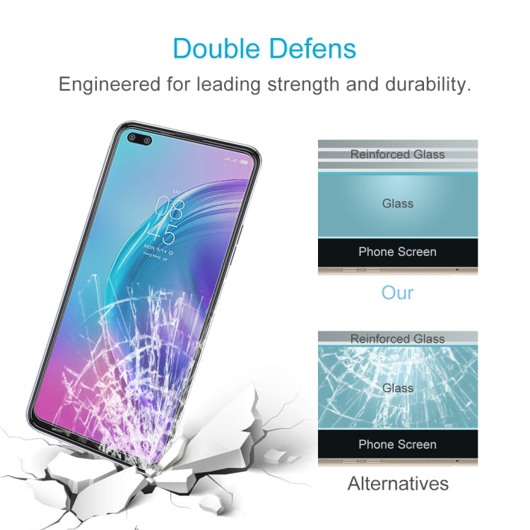10 PCS 0.26mm 9H 2.5D Tempered Glass Film For Tecno Camon 16 Premier