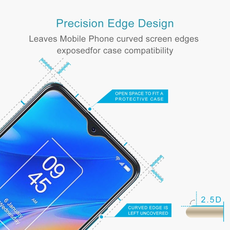 10 PCS 0.26mm 9H 2.5D Tempered Glass Film For TCL 20 SE
