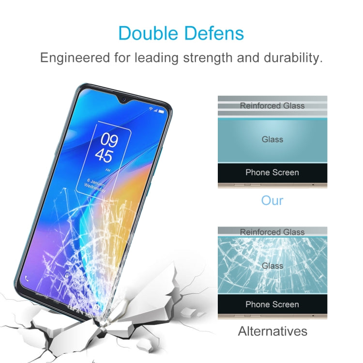 10 PCS 0.26mm 9H 2.5D Tempered Glass Film For TCL 20 SE