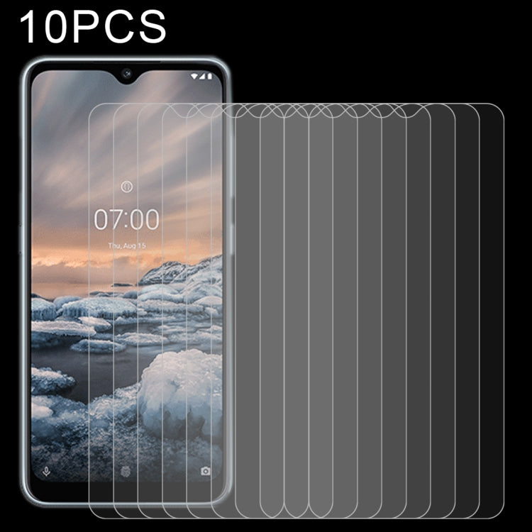10 PCS 0.26mm 9H 2.5D Tempered Glass Film For Nokia 6.3