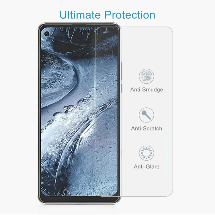 10 PCS 0.26mm 9H 2.5D Tempered Glass Film For Nokia 7.3