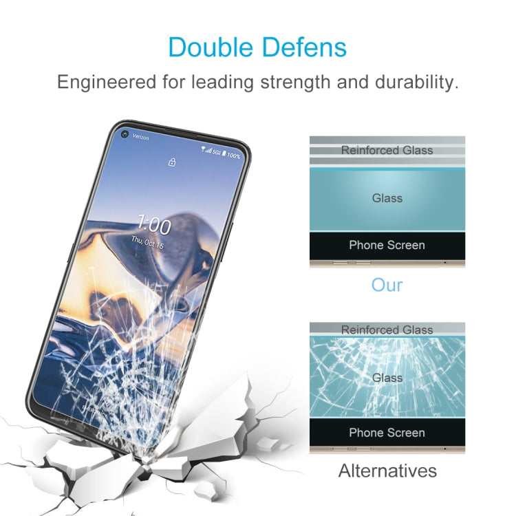 10 PCS 0.26mm 9H 2.5D Tempered Glass Film For Nokia 8 V 5G UW