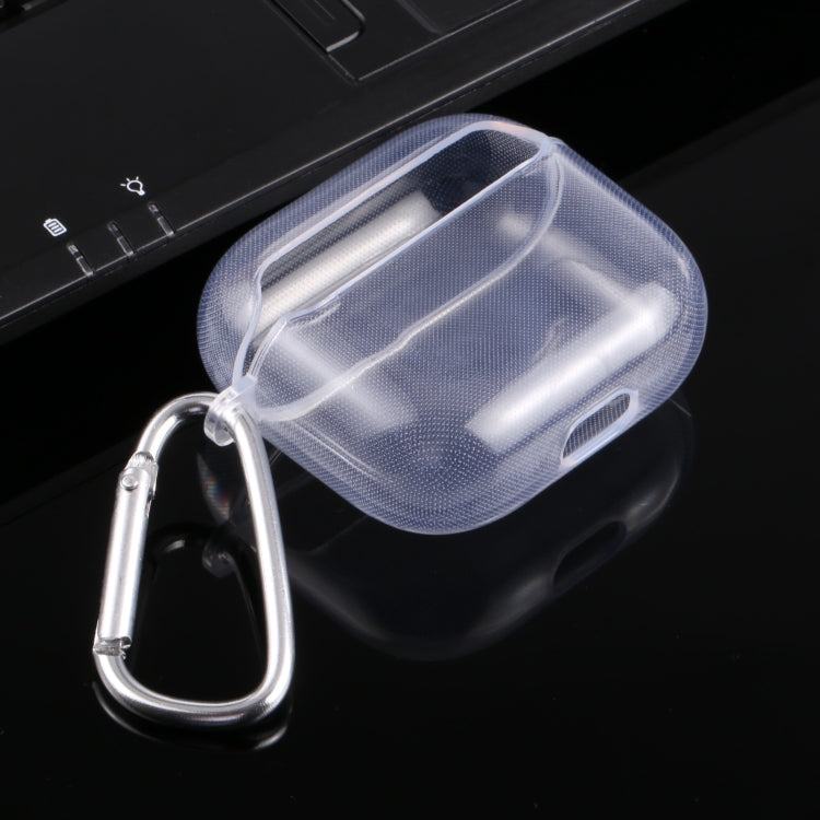 Split Transparent TPU Earphone Protective Case with Hook For AirPods 3